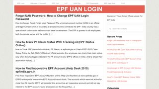 
                            11. EPF UAN Login Online, EPF India, EPF Balance …
