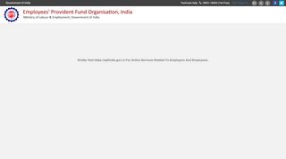 
                            10. EPFO - Employees' Provident Fund Organisation