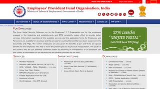 
                            2. EPFO || For Employees