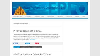 
                            1. EPFO Kerala | EPF India, EPF, EPF Fund, EPF Status, …