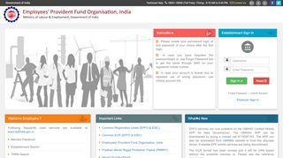 
                            2. EPFO-Unified Portal - Employees Provident Fund