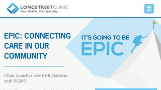 
                            10. EPIC: Connecting Care in Our Community - Longstreet Clinic