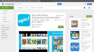 
                            7. Epic!: Kids’ Books, Audiobooks, & Learning Videos - Apps ...