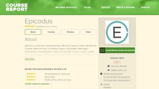 
                            7. Epicodus Reviews | Course Report