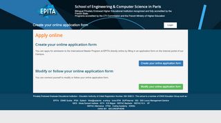 
                            2. EPITA International Programs Online Registration Form