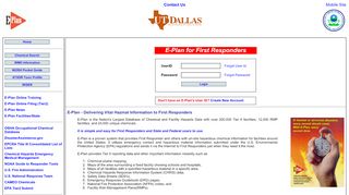 
                            9. EPLAN Login - E-PLAN -Hazmat Emergency Management System