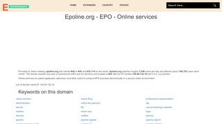 
                            9. Epoline.org - EPO - Online services