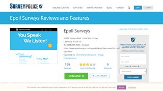 
                            2. Epoll Surveys Member Reviews – Page 1 – SurveyPolice