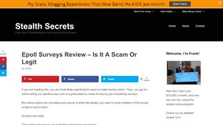 
                            4. Epoll Surveys Review - Is It A Scam Or Legit | Stealth Secrets
