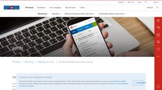 
                            5. epost for online bills and statements | Personal | Canada Post