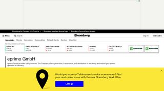 
                            6. eprimo GmbH - Company Profile and News - bloomberg.com
