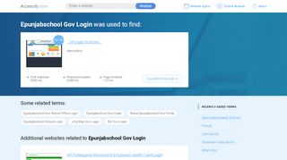 
                            8. Epunjabschool Gov Login at top.accessify.com