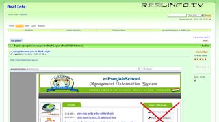 
                            4. epunjabschool.gov.in Staff Login - News - 1 - Real Info