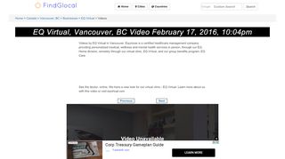 
                            9. EQ Virtual, Vancouver, BC Video February 17, 2016, 10:04pm