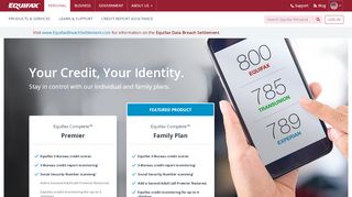 
                            3. Equifax | Credit Bureau | Check Your Credit Report ...