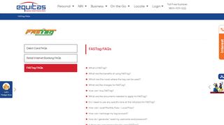 
                            2. Equitas FASTag FAQs - Equitas Small Finance Bank …