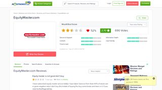 
                            2. EQUITYMASTER.COM - Reviews | online | Ratings | Free