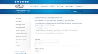 
                            8. ERA Website Login « Electronic Representatives Association