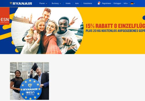 
                            1. Erasmus Students Network - Ryanair.com