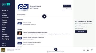 
                            5. Erewash Sound, 96.8 FM, Ilkeston, UK | Free Internet Radio | TuneIn