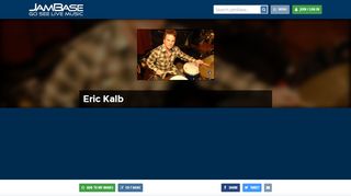 
                            4. Eric Kalb Tour Dates and Concert Tickets - JamBase