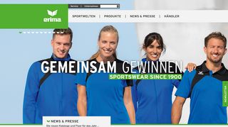 
                            4. ERIMA | Gemeinsam Gewinnen Sportswear since 1900