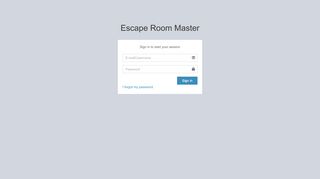 
                            7. ERM | Log in - Escape Room Master