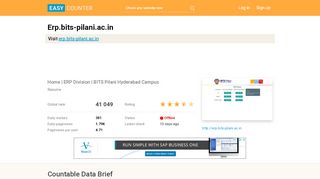 
                            3. Erp.bits-pilani.ac.in: Home | ERP Division | BITS Pilani …