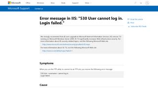 
                            11. Error message in IIS: 