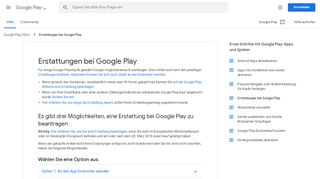 
                            2. Erstattungen bei Google Play - Google Play-Hilfe