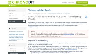 
                            6. Erste Schritte nach der Bestellung eines Web Hosting …