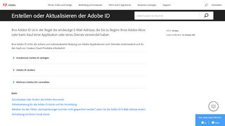 
                            5. Erstellen oder Aktualisieren der Adobe ID - helpx.adobe.com