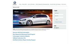 
                            11. erWin Online | Volkswagen of America | erWin Online