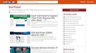 
                            8. Esa Portal