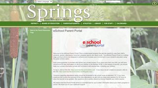 
                            6. eSchool Parent Portal - Springs School