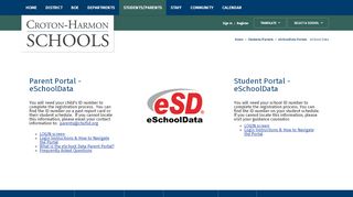 
                            9. eSchoolData Portals / eSchool Data - Croton-Harmon Schools