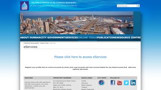 
                            1. eServices - The Official Website of the eThekwini Municipality