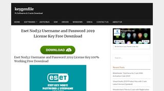 
                            6. Eset Nod32 Username and Password 2019 …