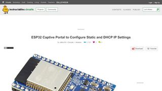 
                            4. ESP32 Captive Portal to Configure Static and DHCP IP Settings : 8 Steps