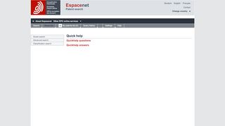 
                            10. Espacenet - European Patent Register