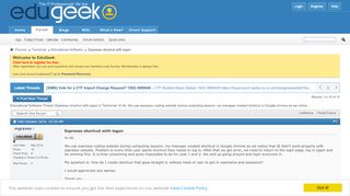 
                            10. Espresso shortcut with logon - EduGeek.net