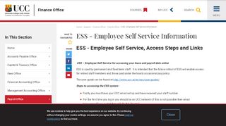 
                            1. ESS - Employee Self Service Information | …