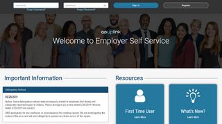 
                            1. ESS: Employer Self Service Logon - uplink.in.gov