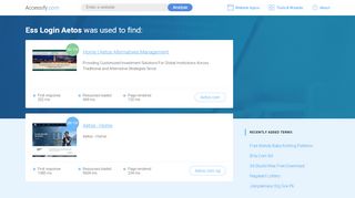 
                            5. Ess Login Aetos at top.accessify.com