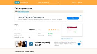
                            4. Ess.adspays.com: Login - Easy Counter