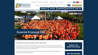 
                            4. Essential Employee Information - Orange County Government