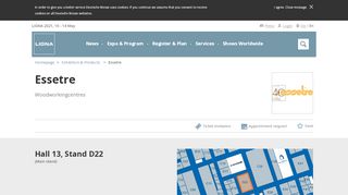 
                            6. Essetre (Thiene) - Exhibitor - LIGNA 2019