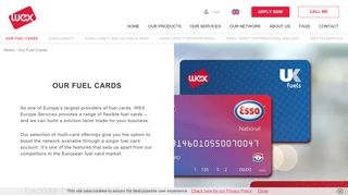 
                            3. Esso Fuel Cards & UK Fuels Card | WEX Europe …