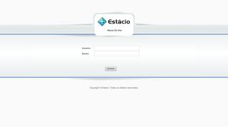 
                            6. Estácio - Aluno On-Line