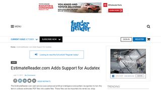 
                            9. EstimateReader.com Adds Support for Audatex | 2017-07-11 ...